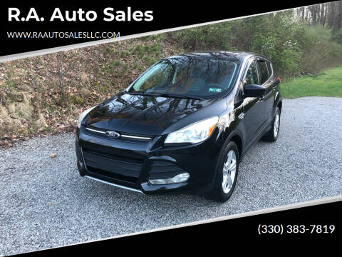 2014 Ford Escape for sale at R.A. Auto Sales in East Liverpool OH
