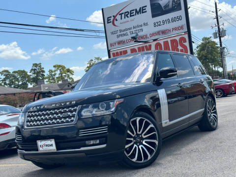 2017 Land Rover Range Rover for sale at Extreme Autoplex LLC in Spring TX