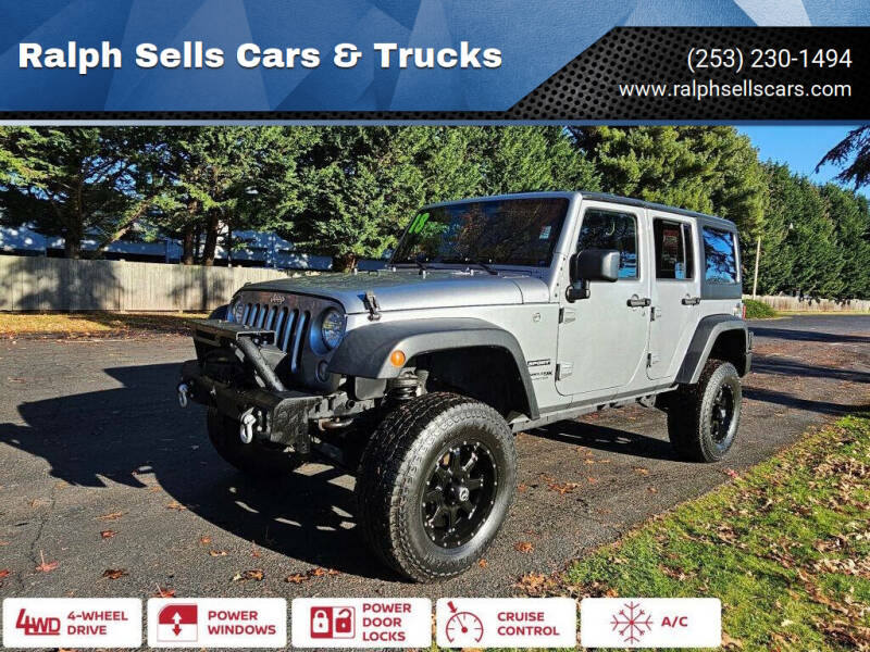 2018 Jeep Wrangler JK Unlimited for sale at Ralph Sells Cars & Trucks in Puyallup WA