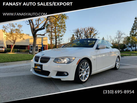 2011 BMW 3 Series for sale at FANASY AUTO SALES/EXPORT in Yorba Linda CA