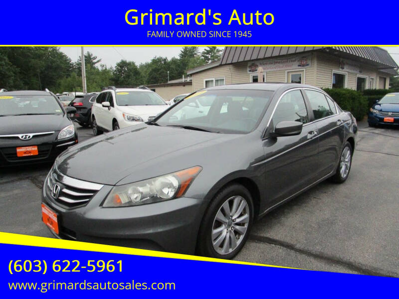 2011 Honda Accord for sale at Grimard's Auto in Hooksett NH