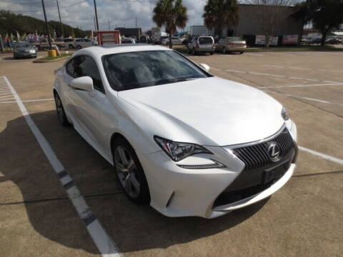 2016 Lexus RC 200t for sale at MOTORS OF TEXAS in Houston TX