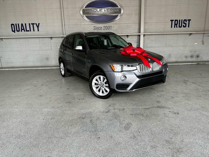 2016 BMW X3 for sale at TANQUE VERDE MOTORS in Tucson AZ
