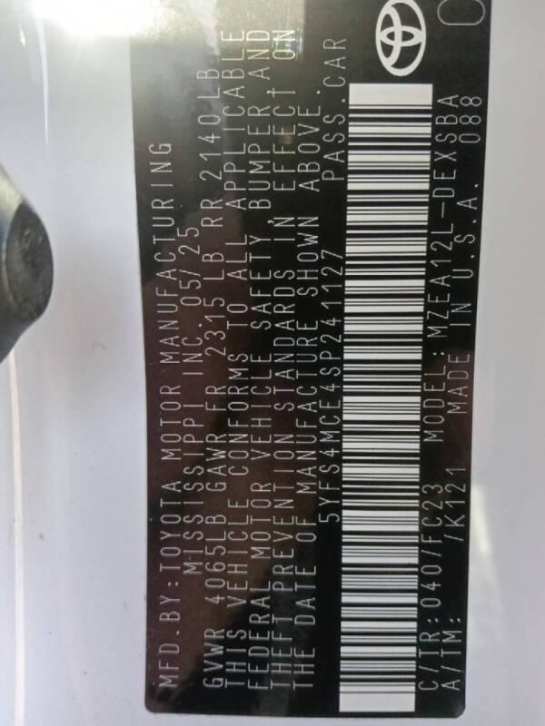 2025 Toyota Corolla SE