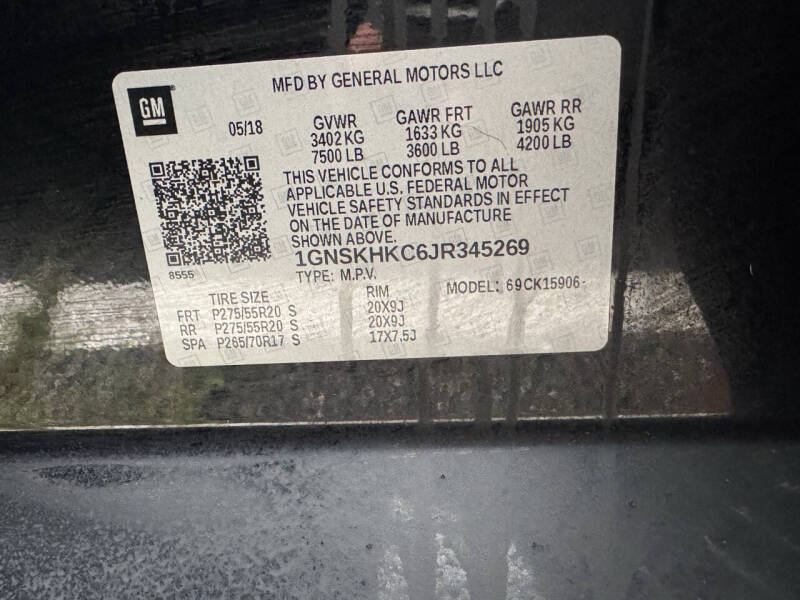 2018 Chevrolet Suburban LT