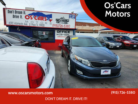 2015 Kia Optima for sale at Os'Cars Motors in El Paso TX