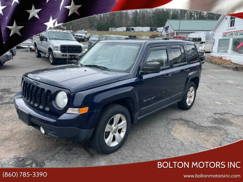 2012 Jeep Patriot for sale at BOLTON MOTORS INC in Bolton CT
