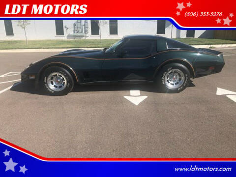 1980 Chevrolet Corvette for sale at LDT MOTORS in Amarillo TX