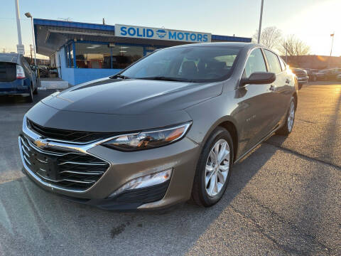 2020 Chevrolet Malibu for sale at SOLID MOTORS LLC in Garland TX