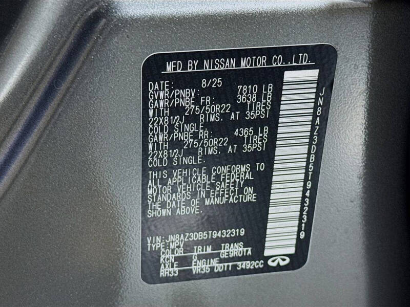 2026 Infiniti QX80 Sport