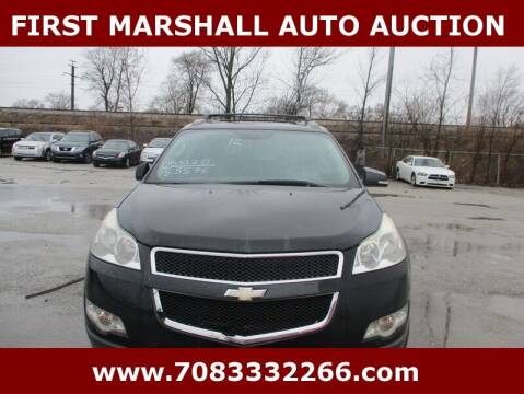 2012 Chevrolet Traverse for sale at First Marshall Auto Auction in Harvey IL