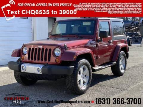 2012 Jeep Wrangler for sale at CERTIFIED HEADQUARTERS in Saint James NY