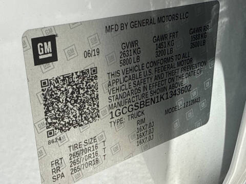 2019 Chevrolet Colorado