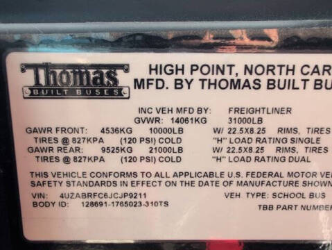 2018 Freightliner B2 Chassis