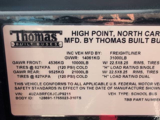 2018 Freightliner B2 Chassis