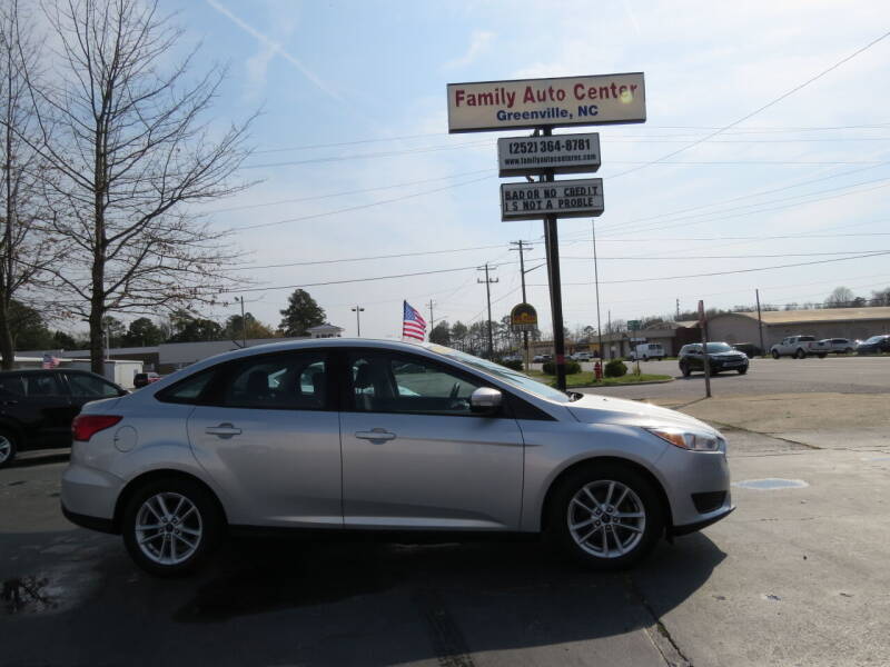 2015 Ford Focus for sale at FAMILY AUTO CENTER in Greenville NC