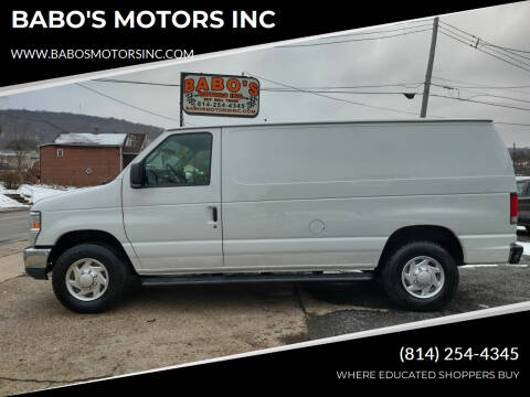 2014 Ford E-Series for sale at BABO'S MOTORS INC in Johnstown PA