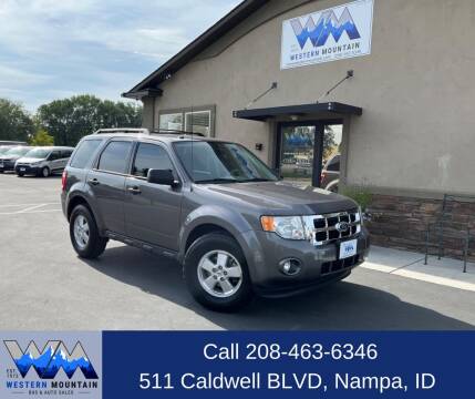2012 Ford Escape for sale at Western Mountain Bus & Auto Sales in Nampa ID