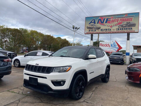 2019 Jeep Compass for sale at ANF AUTO FINANCE in Houston TX