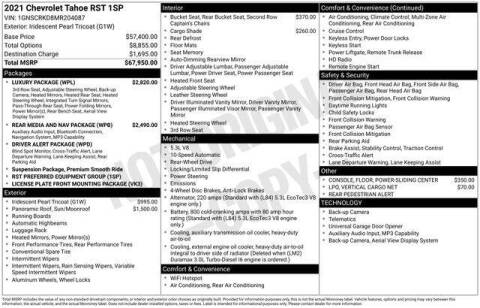 2021 Chevrolet Tahoe RST