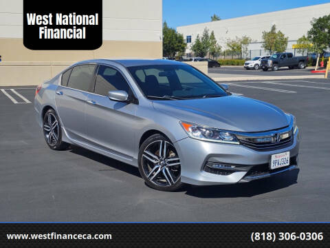 2017 Honda Accord for sale at West National Financial in Van Nuys CA