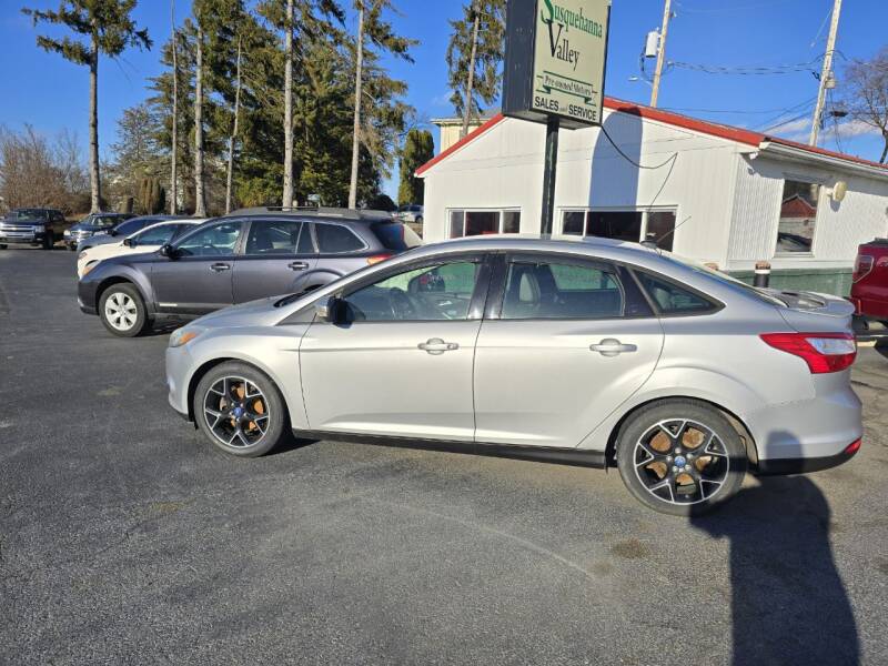2013 Ford Focus for sale at SUSQUEHANNA VALLEY PRE OWNED MOTORS in Lewisburg PA