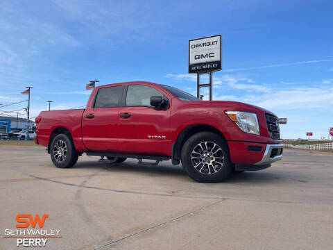 2022 Nissan Titan for sale at Seth Wadley Chevy Perry in Perry OK