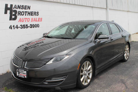 2016 Lincoln MKZ Hybrid for sale at HANSEN BROTHERS AUTO SALES in Milwaukee WI