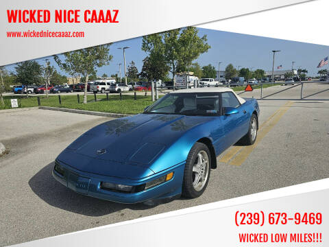 1992 Chevrolet Corvette for sale at WICKED NICE CAAAZ in Cape Coral FL
