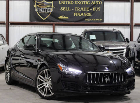 2019 Maserati Ghibli for sale at United Exotic Auto in Houston TX