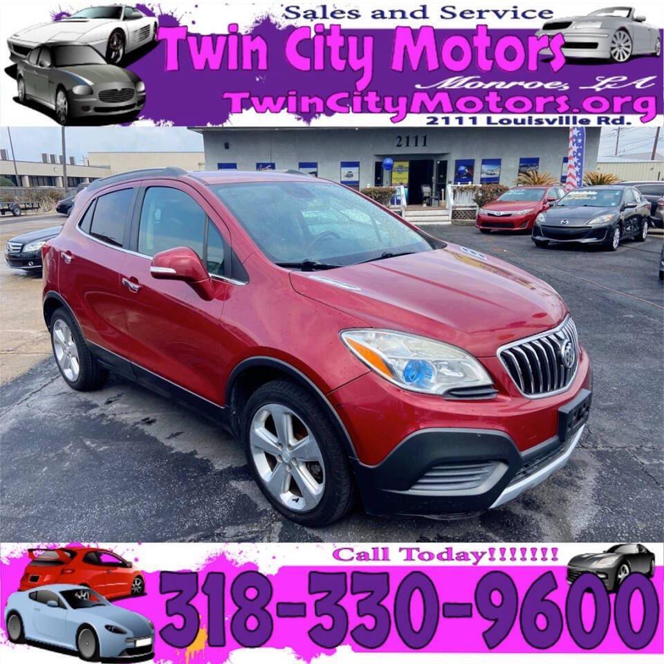 Red 2015 Buick Encore Base AWD Base 4dr Crossover 1