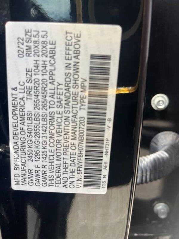 2022 Honda Passport Elite