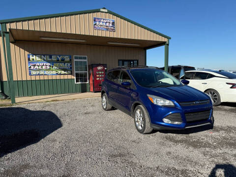 2013 Ford Escape for sale at Steves Auto Sales in Steele MO