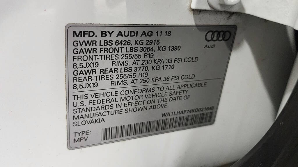 2019 Audi Q7 for sale at NJ Car Buyer in Jersey City, NJ