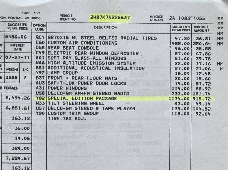 1977 Pontiac Trans Am