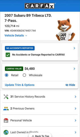 2007 Subaru B9 Tribeca