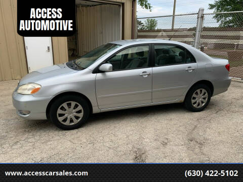 2006 Toyota Corolla for sale at ACCESS AUTOMOTIVE in Bensenville IL