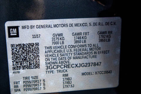 2018 Chevrolet Silverado 1500