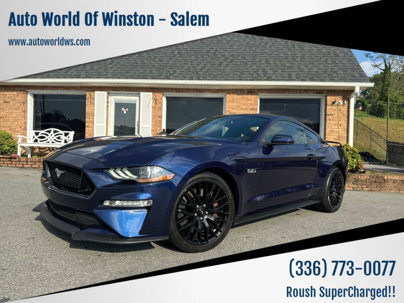 2019 Ford Mustang for sale at Auto World Of Winston - Salem in Winston Salem NC