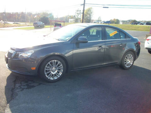 2013 Chevrolet Cruze for sale at Lentz's Auto Sales in Albemarle NC