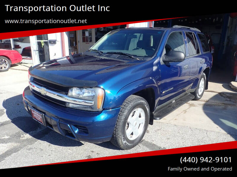 2002 Chevrolet TrailBlazer for sale at Transportation Outlet Inc in Eastlake OH