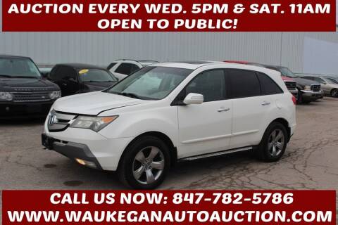2007 Acura MDX for sale at Waukegan Auto Auction in Waukegan IL