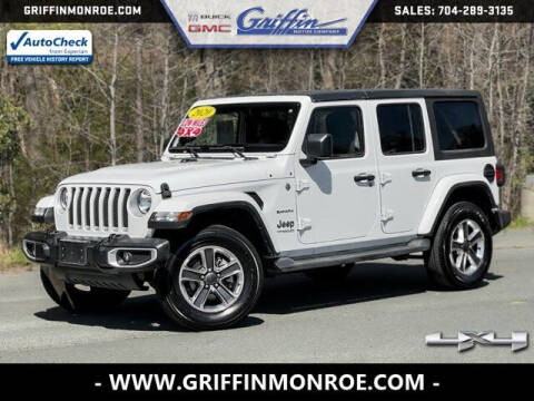 2020 Jeep Wrangler Unlimited for sale at Griffin Buick GMC in Monroe NC