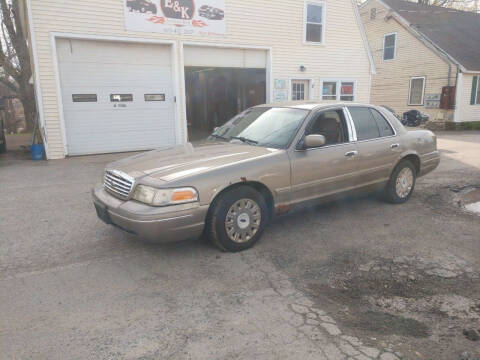 2003 Ford Crown Victoria for sale at E & K Automotive in Derry NH