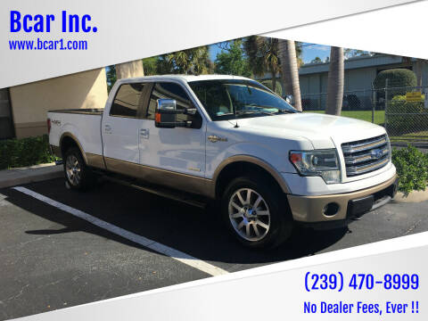 2013 Ford F-150 for sale at Bcar Inc. in Fort Myers FL