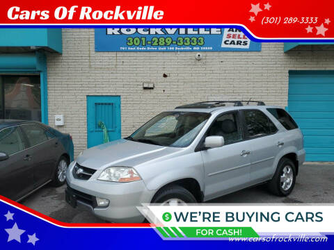 2003 Acura MDX for sale at Cars Of Rockville in Rockville MD