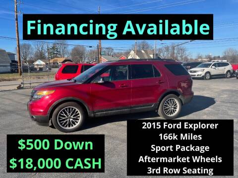 2015 Ford Explorer for sale at Daileys Used Cars in Indianapolis IN