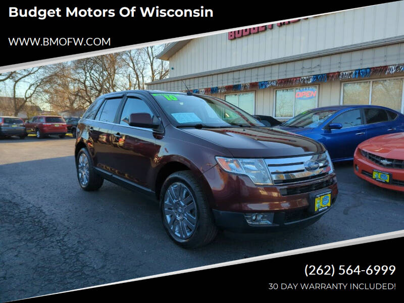 2010 Ford Edge for sale at Budget Motors of Wisconsin in Racine WI