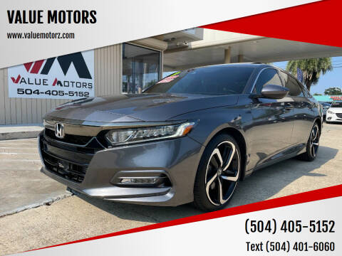 2019 Honda Accord for sale at VALUE MOTORS in Marrero LA