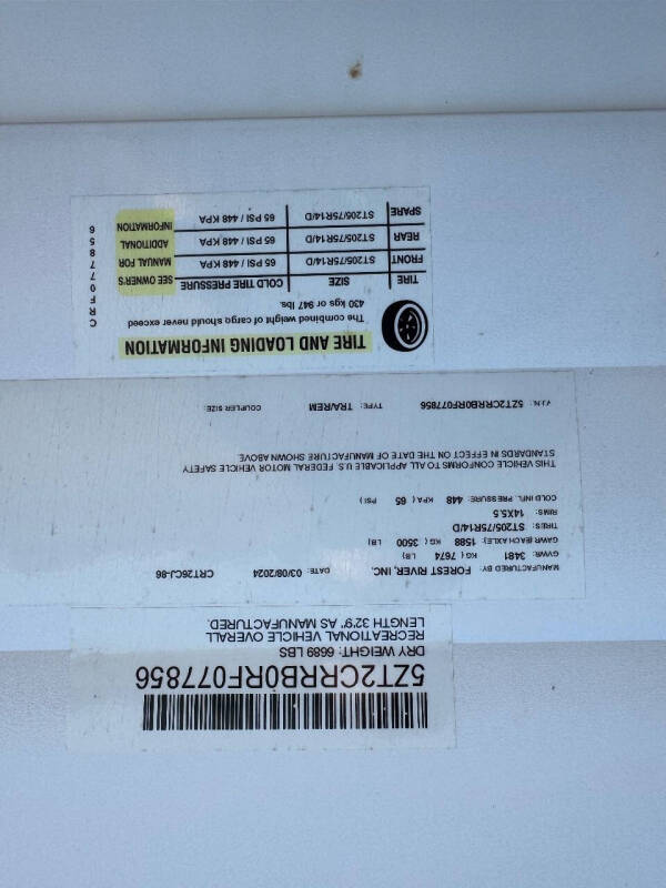 2024 Forest River campsite